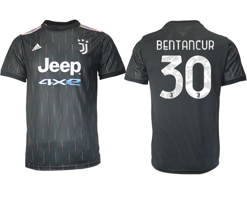 Men 2021-2022 Club Juventus away aaa version black #30 Soccer Jersey->inter milan jersey->Soccer Club Jersey